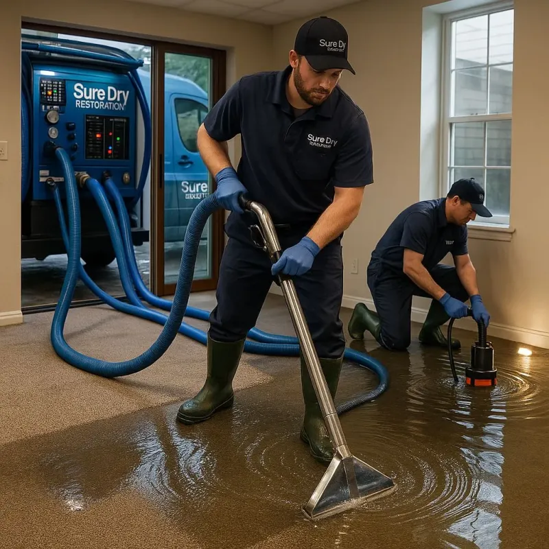 Water Extraction and Removal process in Lafayette, TN